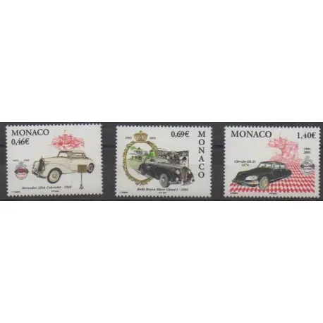 Monaco - 2002 - No 2369/2371 - Voitures Édition Limitée