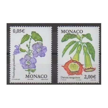 Acheter Direct Monaco - 2002 - No 2321/2322 - Fleurs
