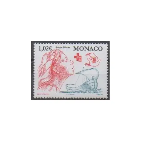 Monaco - 2002 - No 2354 - Santé ou Croix-Rouge - Religion Petit Prix