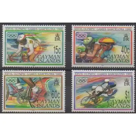 Caïmans (Iles) - 1992 - No 695/698 - Jeux Olympiques d'été Haute Qualité