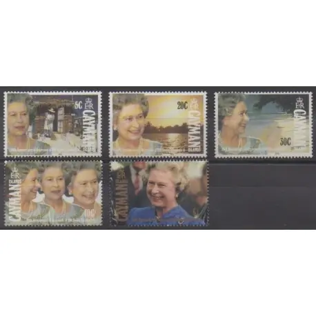 Jusqu’à Épuisement Des Stocks Caïmans (Iles) - 1992 - No 690/694 - Royauté - Principauté