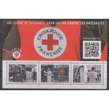 Prix Choc France - Blocs et feuillets - 2019 - No F5350 - Santé ou Croix-Rouge