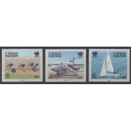 Meilleure Vente Caïmans (Iles) - 1988 - No 629/631 - Jeux Olympiques d'été