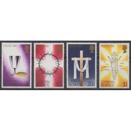 Caïmans (Iles) - 1981 - No 470/473 - Pâques Populaire