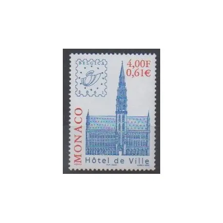 Vente Directe Monaco - 2001 - No 2302 - Monuments