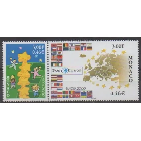 Monaco - 2000 - No 2248/2249 - Europa Tendance