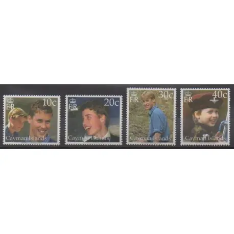 Caïmans (Iles) - 2000 - No 856/859 - Royauté - Principauté Top Qualité