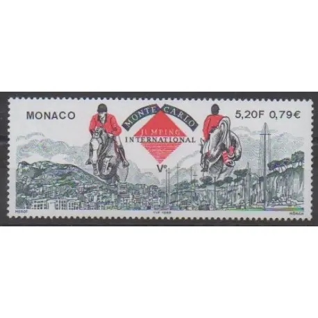 Monaco - 1999 - No 2198 - Chevaux - Sports divers Édition Limitée