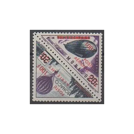 Acheter En Ligne Monaco - Poste aérienne - 1956 - No PA61/PA62 - Ballons - Dirigeables