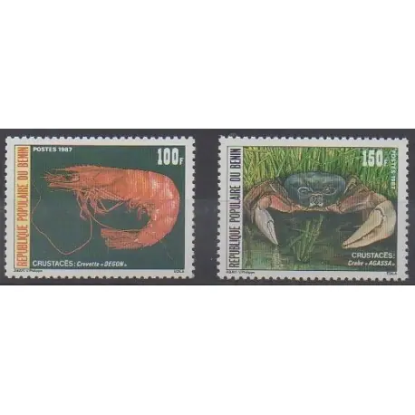 Usine Directe Bénin - 1987 - No 653/654 - Vie marine