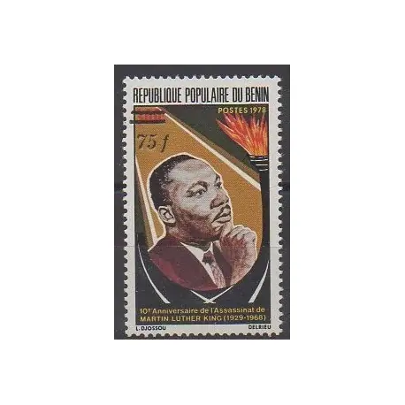 Bénin - 1985 - No 609 - Célébrités Premium