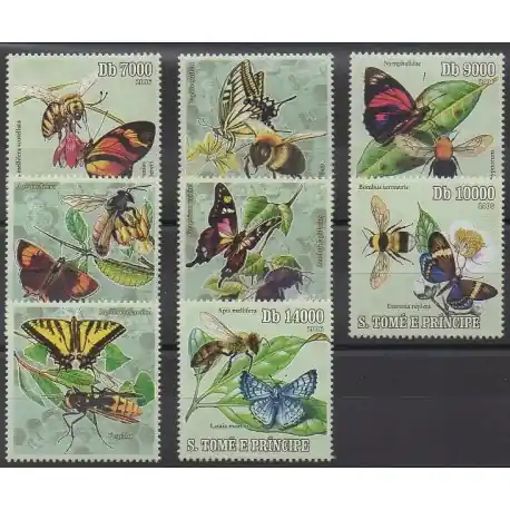 Meilleure Qualité Saint-Thomas et Prince - 2006 - No 2038/2041 - Insectes