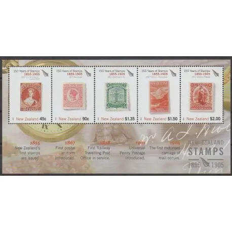 Paiement Sécurisé Nouvelle-Zélande - 2005 - No BF195 - Timbres sur timbres - Philatélie