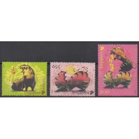 Premium Singapour - 2010 - No 1737/1739 - Horoscope