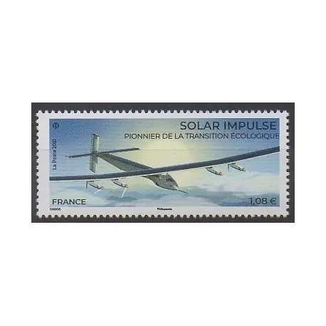 France - Poste - 2021 - No 5505 - Aviation - Environnement Bon Marché