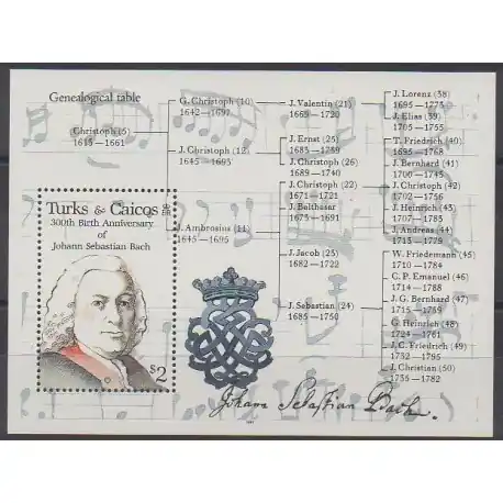 Meilleure Vente Turks et Caiques (Iles) - 1985 - No BF63 - Musique