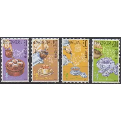 Hong-Kong - 2001 - No 985/988 - Gastronomie Prix Bas