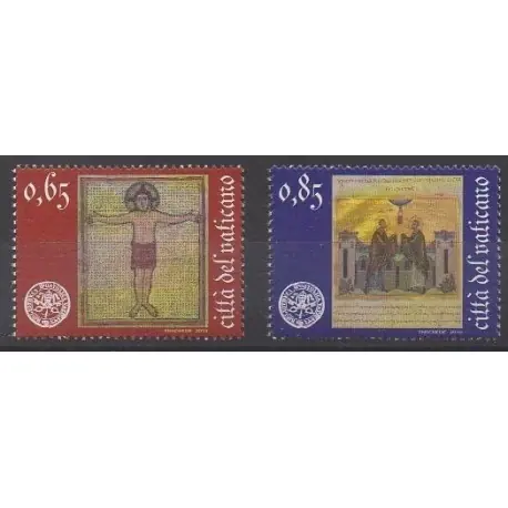 Livraison Gratuite Vatican - 2010 - No 1529/1530