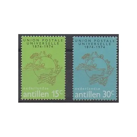 Pas Cher Antilles néerlandaises - 1974 - No 475/476 - Service postal
