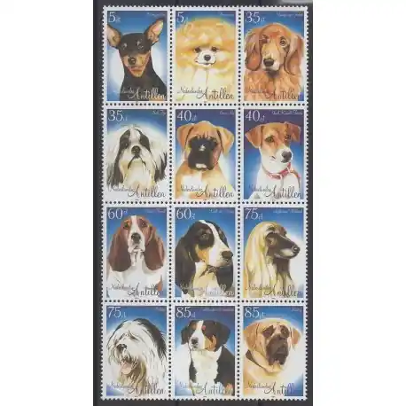 Antilles néerlandaises - 2004 - No 1447/1458 - Chiens Prix Bas