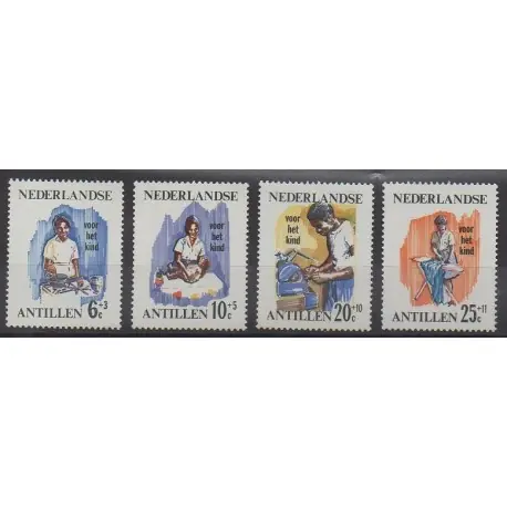 Vente Flash Antilles néerlandaises - 1966 - No 361/364