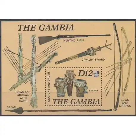 Gambie - 1986 - No BF31 - Musique Dernier Modèle