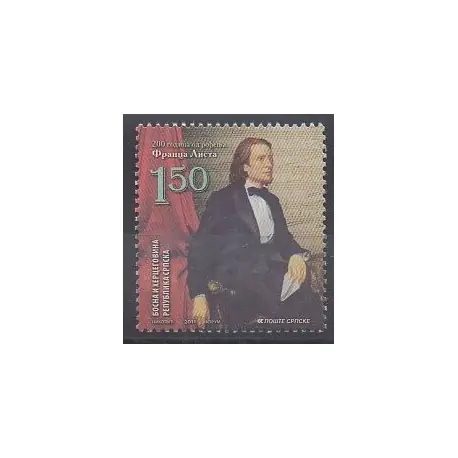 Marque Bosnie-Herzégovine République Serbe - 2011 - No 510 - Musique