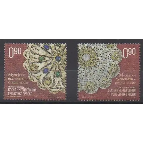 Bosnie-Herzégovine République Serbe - 2011 - No 484/485 - Art Quantité Limitée