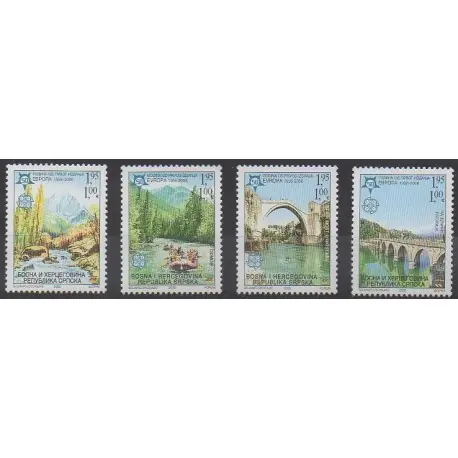 Bosnie-Herzégovine République Serbe - 2005 - No 317/320 - Sites - Ponts Original