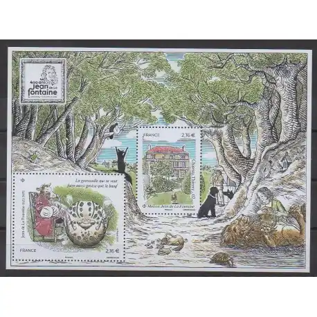 Meilleur Choix France - Blocs et feuillets - 2021 - No F5509 - Littérature - Jean de la Fontaine