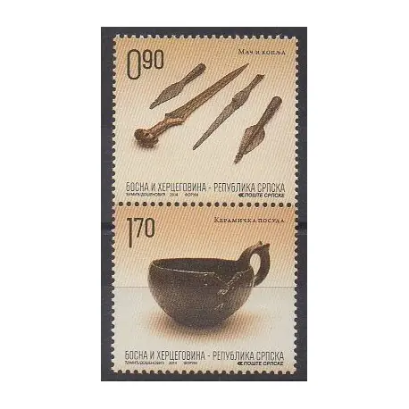 Bosnie-Herzégovine République Serbe - 2014 - No 595/596 - Artisanat ou métiers Usine Directe