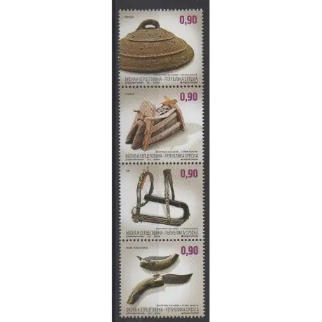 Bosnie-Herzégovine République Serbe - 2013 - No 561/564 - Artisanat ou métiers Fait Main