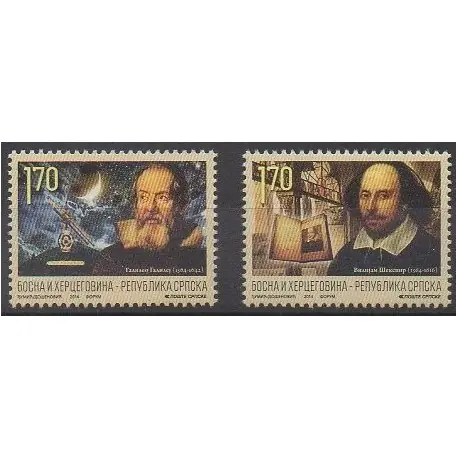 Bosnie-Herzégovine République Serbe - 2014 - No 568/569 - Astronomie Meilleur Prix