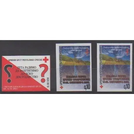 Bosnie-Herzégovine République Serbe - 2005 - No TB19/20 - TB20a - Croix-Rouge Nouveauté