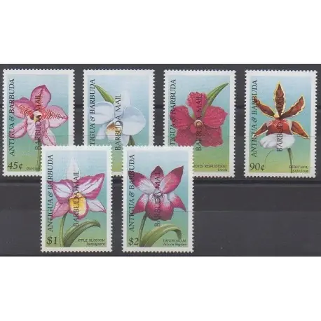 Barbuda - 1999 - No 1884/1889 - Orchidées Promotion