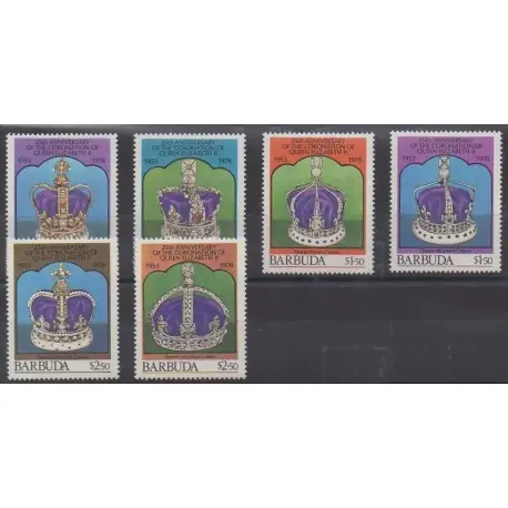 Barbuda - 1978 - No 390/395 - Royauté - Principauté Produit De Marque