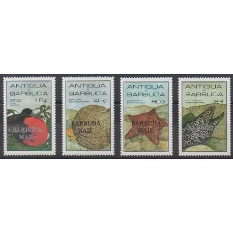 Barbuda - 1985 - No 781/784 - Vie marine Offre Du Jour