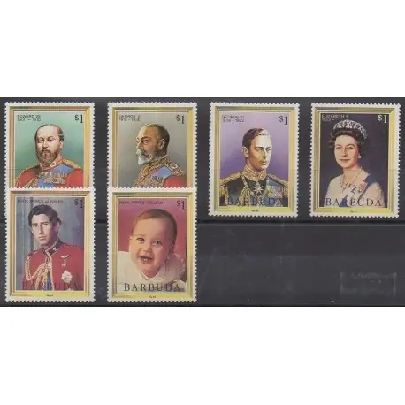Barbuda - 1984 - No 678/683 - Royauté - Principauté Super Prix