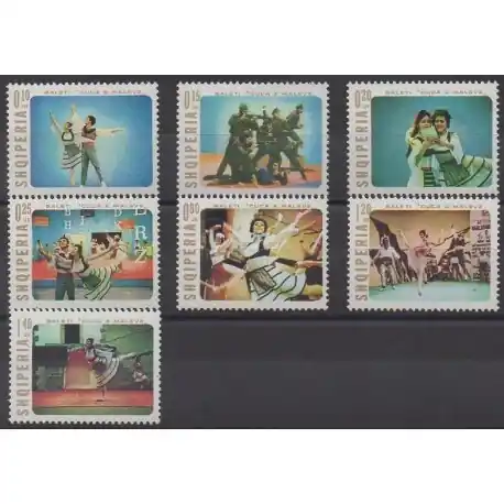 Albanie - 1976 - No 1682/1688 - Musique Gros Lot