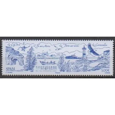 Pas Cher Saint-Pierre et Miquelon - 2021 - No 1268 - Sites