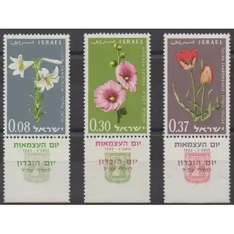 Israël - 1963 - No 234/236 - Fleurs Quantité Limitée