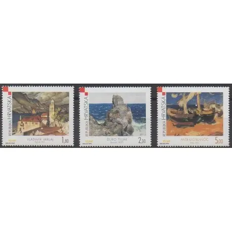 Offre Spéciale Croatie - 2000 - No 527/529 - Peinture