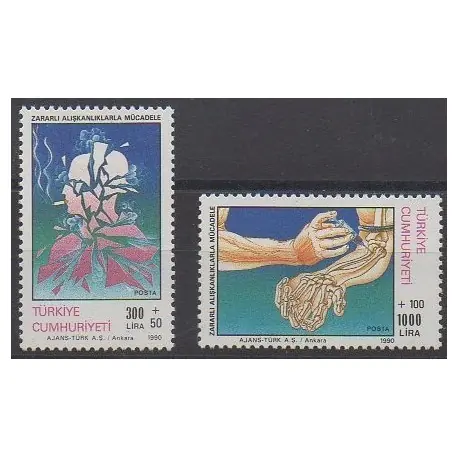 Offre Du Jour Turquie - 1990 - No 2646/2647 - Santé