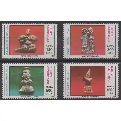 Turquie - 1989 - No 2595/2598 - Art Livraison Mondiale