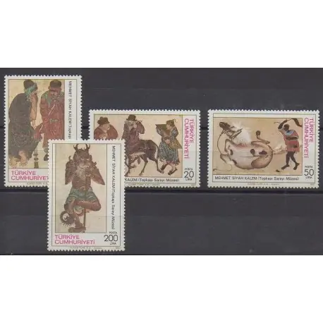 Turquie - 1987 - No 2544/2547 - Peinture Prix Cassé