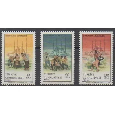 Turquie - 1986 - No 2507/2509 - Sports divers Paiement Sécurisé