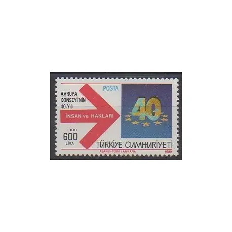 Turquie - 1989 - No 2604 - Europe Offre Limitée