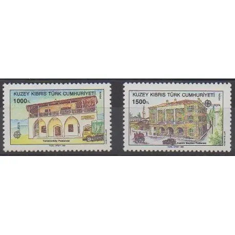 Turquie - Chypre du nord - 1990 - No 252/253 - Service postal - Europa Super Prix