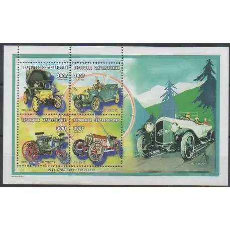 Centrafricaine (République) - 1998 - No 1419/1422 - Voitures Acheter Direct