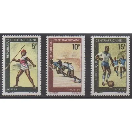 Centrafricaine (République) - 1969 - No 115/117 - Sports divers Dernière Chance